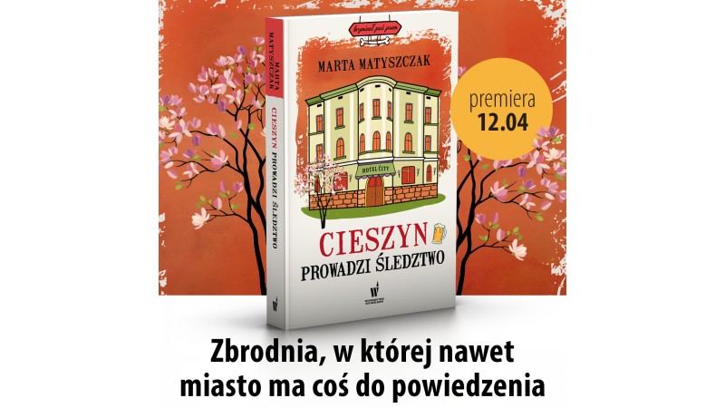 Grafika promująca premierę książki 